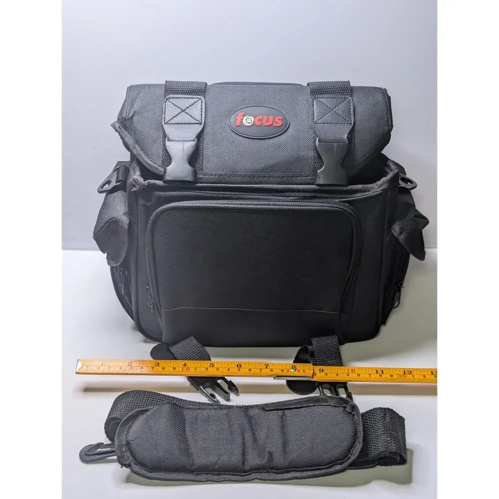 Focus Camera Bag Shoulder Carry Case Padded DSLR Video Camcorder Storage